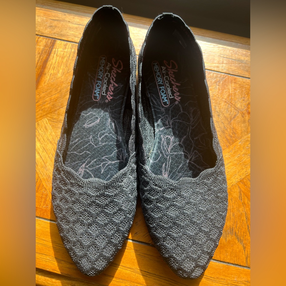 Skechers Women's Skechers Cleo Honeycomb Ballet Flat 9.5